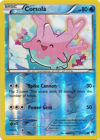 Corsola - 29/122 - Common Reverse Holo