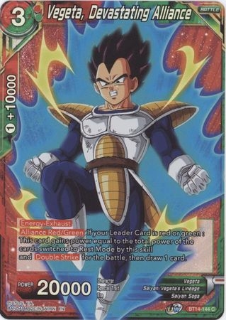 Vegeta, Devastating Alliance - BT14-144 - Common Foil