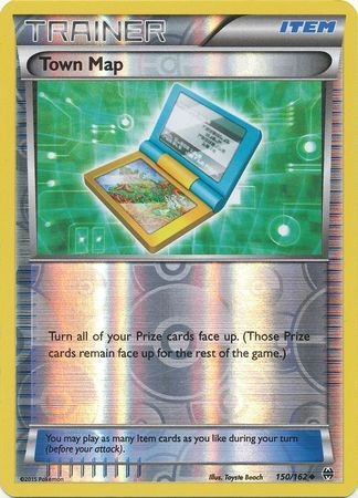 Town Map - 150/162 - Uncommon Reverse Holo