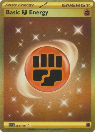 Fighting Energy - 258/198 - Gold Secret Rare
