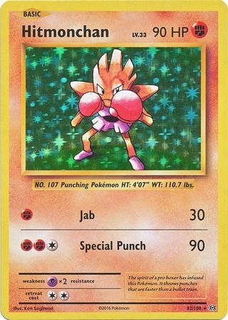 Hitmonchan - 62/108 - Holo Rare