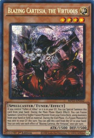 Blazing Cartesia, the Virtuous - MP23-EN162 - Prismatic Secret Rare 1st Edition