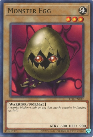 Monster Egg - LOB-EN017 - Common Unlimited (25th Reprint)