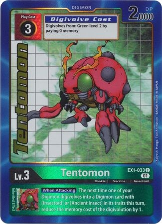 Tentomon (Alternate Art) - EX1-033 - Common