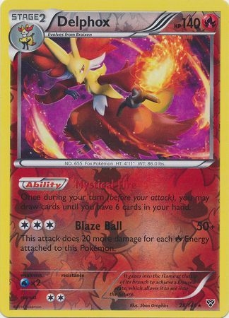 Delphox - 26/146 - Holo Rare Reverse Holo