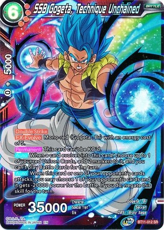 SSB Gogeta, Technique Unchained - BT11-012 - Super Rare