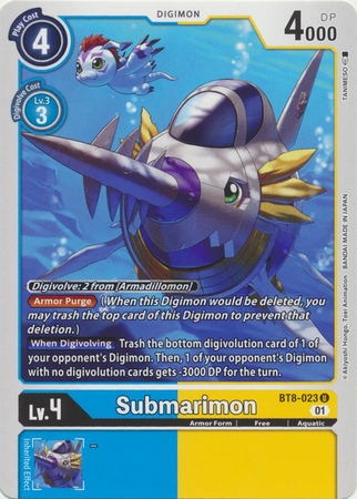 Submarimon - BT8-023 U - Uncommon