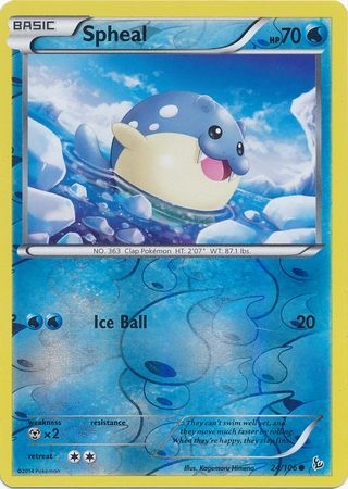 Spheal - 24/106 - Common Reverse Holo