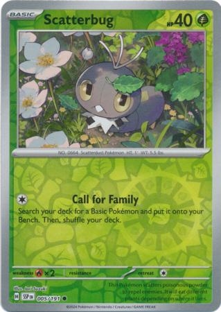 Scatterbug - 005/191 - Common Reverse Holo