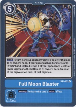 Full Moon Blaster - BT4-103 - Rare