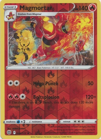 Magmortar - 20/172 - Rare Reverse Holo