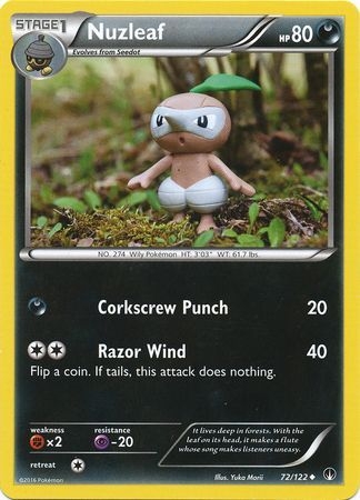 Nuzleaf - 72/122 - Uncommon