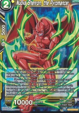 Nuova Shenron, the Pyromancer - BT12-110 - Uncommon Foil