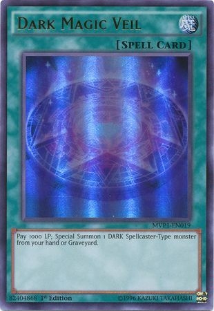 Dark Magic Veil - MVP1-EN019 - Ultra Rare 1st Edition