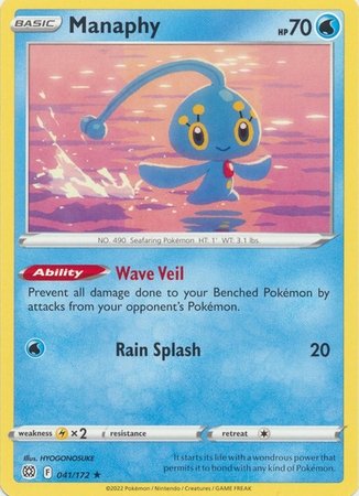 Manaphy - 41/172 - Rare