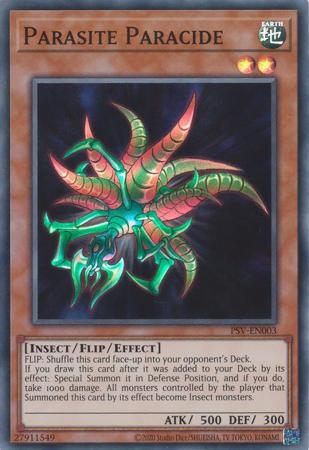 Parasite Paracide - PSV-EN003 - Super Rare Unlimited (25th Reprint)