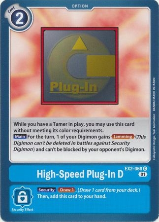 High-Speed Plug-In D - EX2-068 C - Common