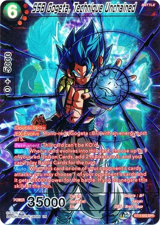 SSB Gogeta, Technique Unchained - BT11-012 - Special Rare
