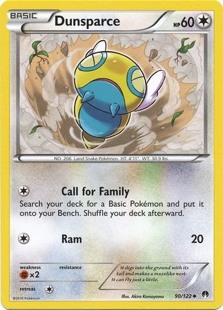 Dunsparce - 90/122 - Uncommon