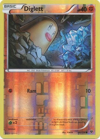 Diglett - 36/124 - Common Reverse Holo