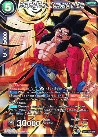 SS4 Son Goku, Conqueror of Evil - BT11-126 - Super Rare