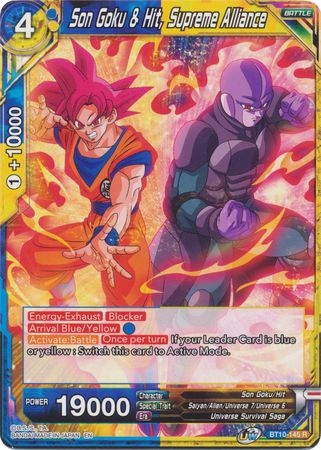 Son Goku & Hit, Supreme Alliance - BT10-145 - Rare
