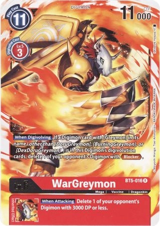 WarGreymon - BT5-016 - Rare