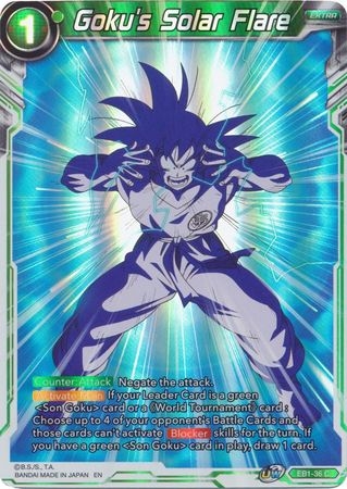 Goku's Solar Flare - EB1-36 - Common Foil