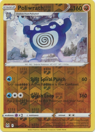 Poliwrath - 085/196 - Rare Reverse Holo