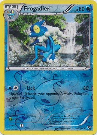 Frogadier - 40/146 - Uncommon Reverse Holo