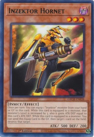 Inzektor Hornet - GRCR-EN038 - Rare 1st Edition