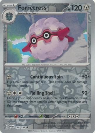 Forretress - 139/198 - Uncommon Reverse Holo