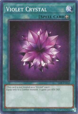 Violet Crystal - LOB-EN042 - Common Unlimited (25th Reprint)