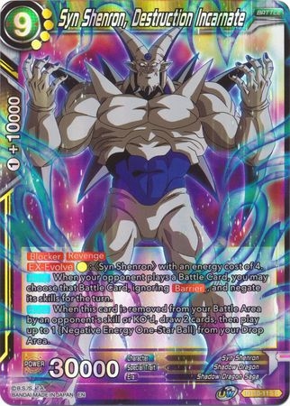 Syn Shenron, Destruction Incarnate - BT10-115 - Rare Foil