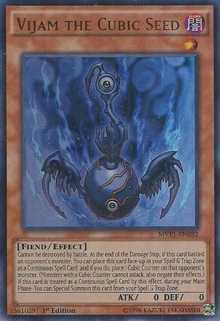 Vijam the Cubic Seed - MVP1-EN032 - Ultra Rare 1st Edition
