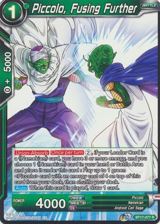 Piccolo, Fusing Further - BT17-077 - Rare