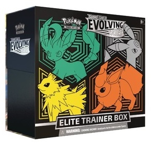 Sword & Shield Evolving Skies Leafeon, Umbreon, Jolteon, Flareon Elite Trainer Box