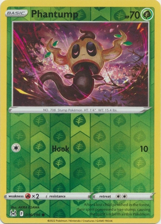 Phantump - 016/196 - Common Reverse Holo