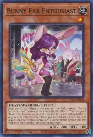 Bunny Ear Enthusiast - CYAC-EN032 - Common 1st Edition