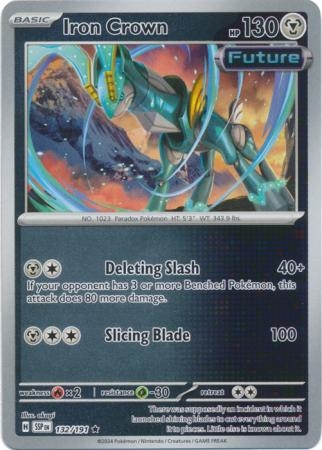 Iron Crown - 132/191 - Reverse Holo Rare