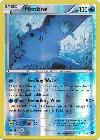 Mantine - 27/114 - Common Reverse Holo