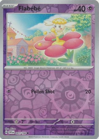 Flabebe - 091/198 - Common Reverse Holo