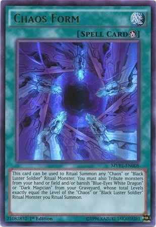 Chaos Form - MVP1-EN008 - Ultra Rare 1st Edition