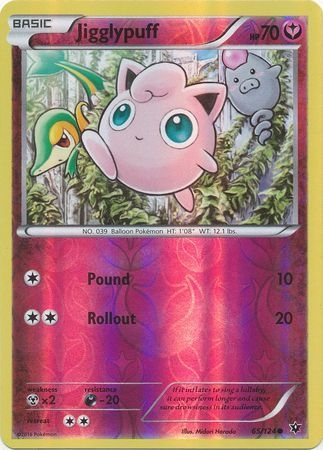 Jigglypuff - 65/124 - Common Reverse Holo