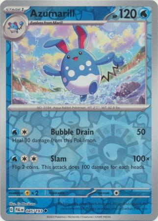 Azumarill - 045/193 - Uncommon Reverse Holo