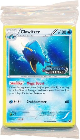 Clawitzer - XY146 - XY Steam Siege Pre-Release Promo Pack of 20 Cards