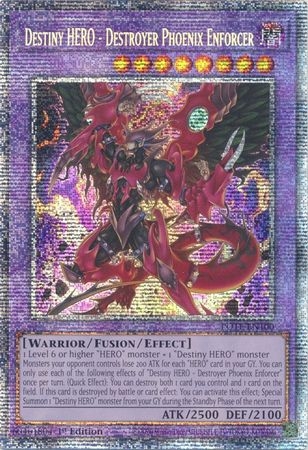 Destiny HERO - Destroyer Phoenix Enforcer - POTE-EN100 - Starlight Rare 1st Edition