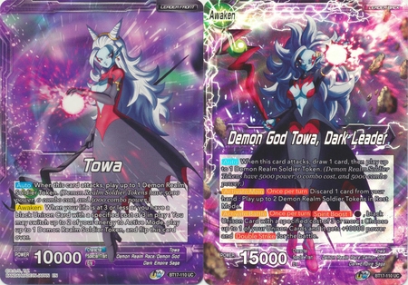 Towa // Demon God Towa, Dark Leader - BT17-110 - Uncommon Foil