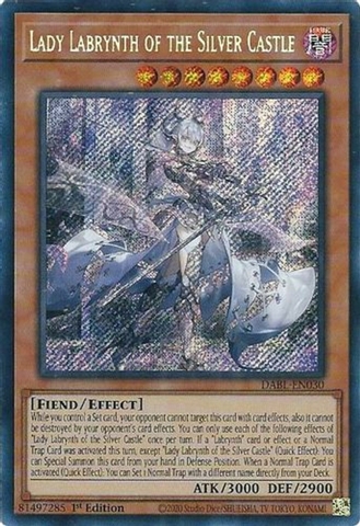 Lady Labrynth of the Silver Castle - DABL-EN030 - Secret Rare 1st Edition