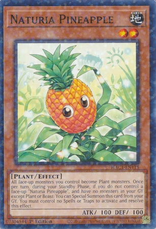 Naturia Pineapple - HAC1-EN118 - Duel Terminal Common Parallel 1st Edition